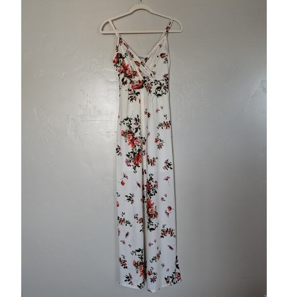 Stilletto's Maxi Dress Womens Small V Neck Babydoll Cottagecore‎ Romantic - Picture 2 of 11